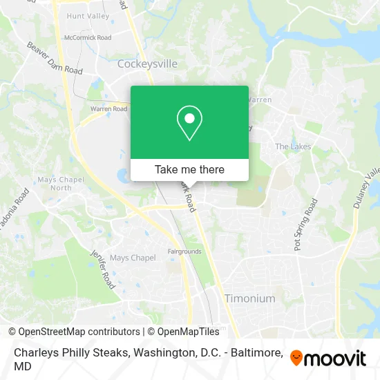 Charleys Philly Steaks map