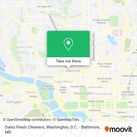 Daisy Fresh Cleaners map