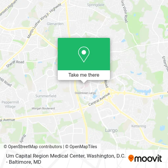 Um Capital Region Medical Center map
