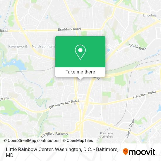 Little Rainbow Center map