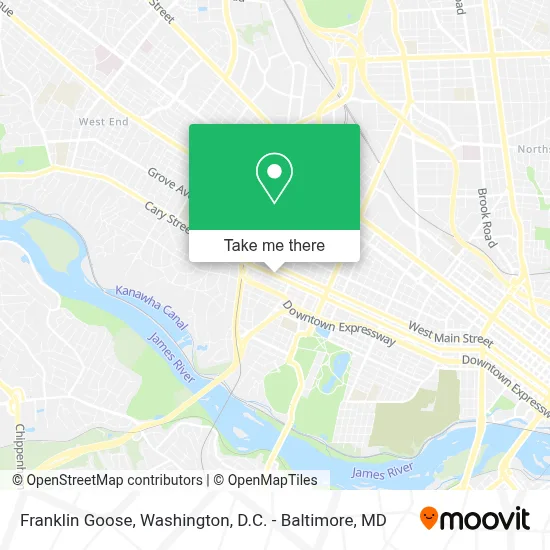 Franklin Goose map