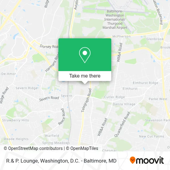 R.& P. Lounge map