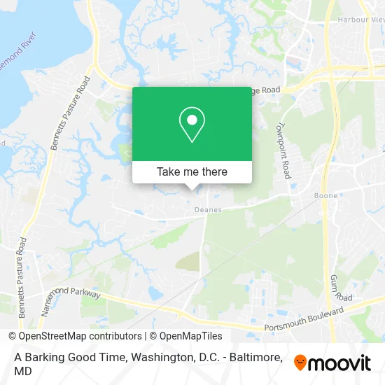 A Barking Good Time map