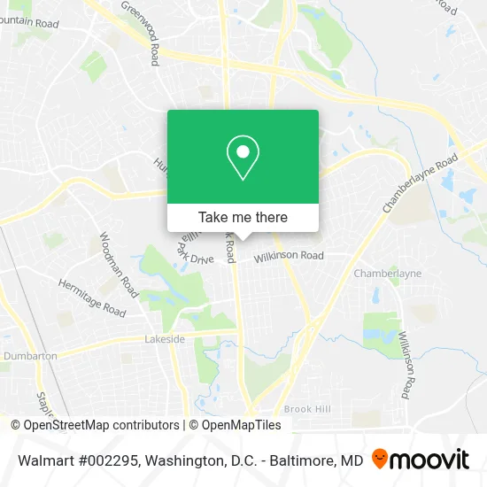Walmart #002295 map
