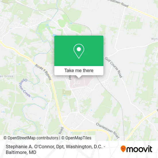 Stephanie A. O'Connor, Dpt map