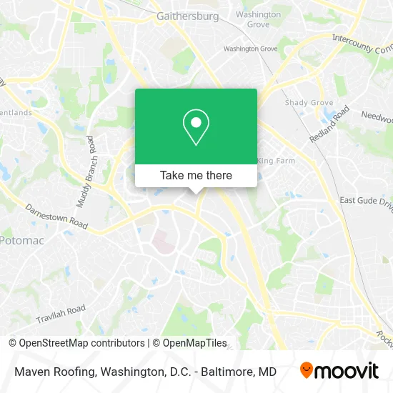 Maven Roofing map