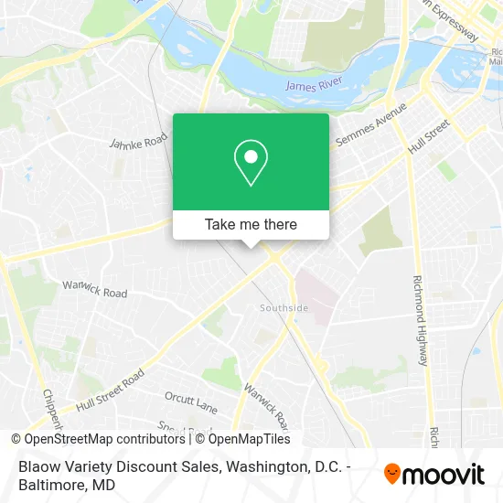 Blaow Variety Discount Sales map