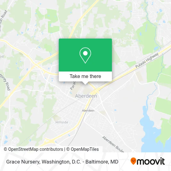 Grace Nursery map