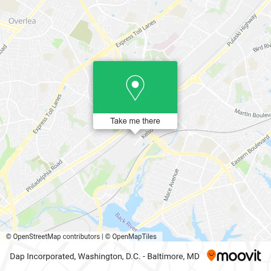 Dap Incorporated map