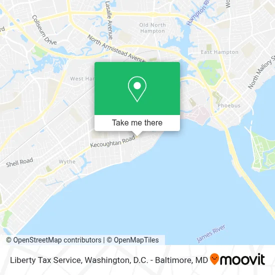Liberty Tax Service map