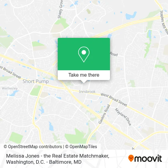 Melissa Jones - the Real Estate Matchmaker map