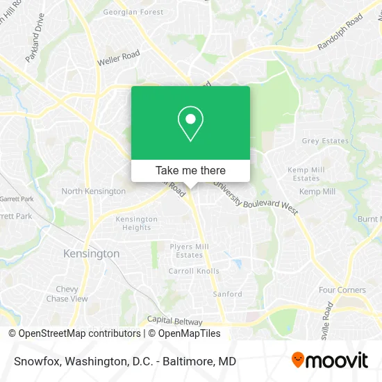 Snowfox map