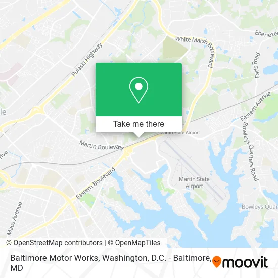 Baltimore Motor Works map