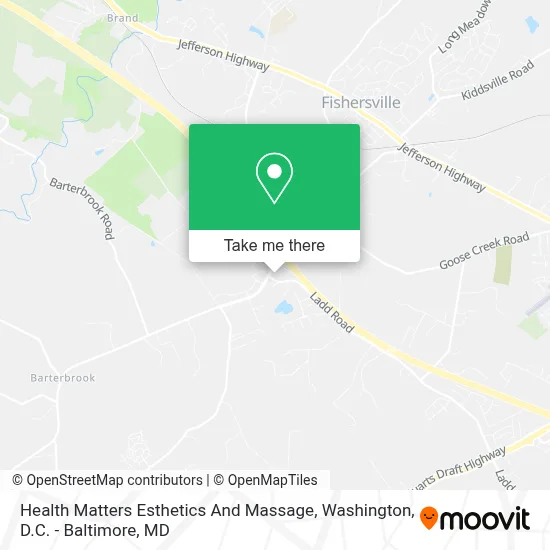 Health Matters Esthetics And Massage map