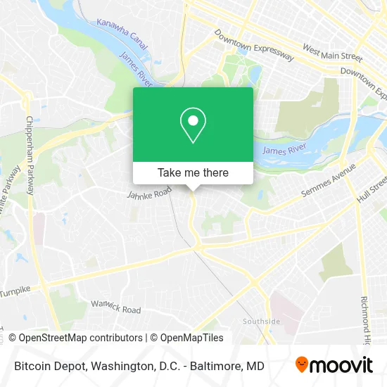Bitcoin Depot map