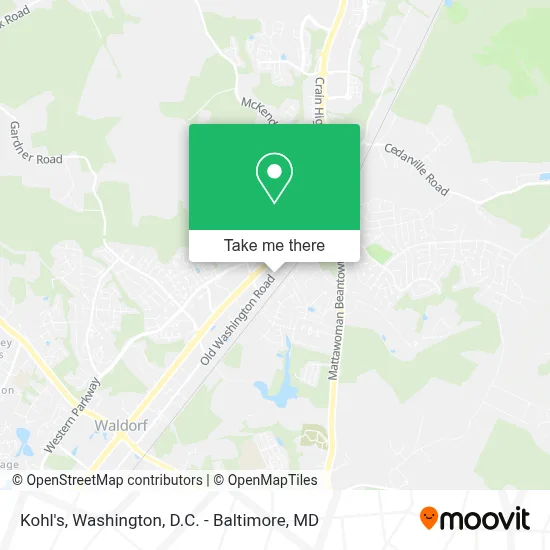 Kohl's map