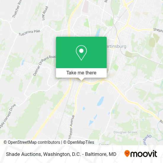Shade Auctions map