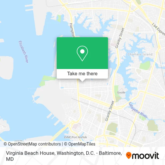 Virginia Beach House map