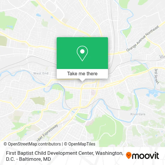 First Baptist Child Development Center map