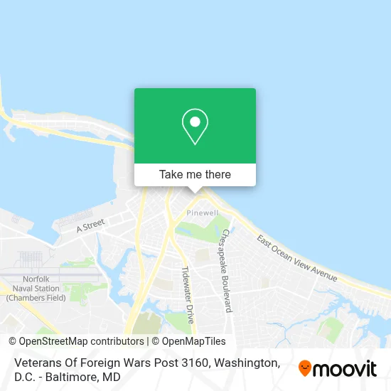 Veterans Of Foreign Wars Post 3160 map