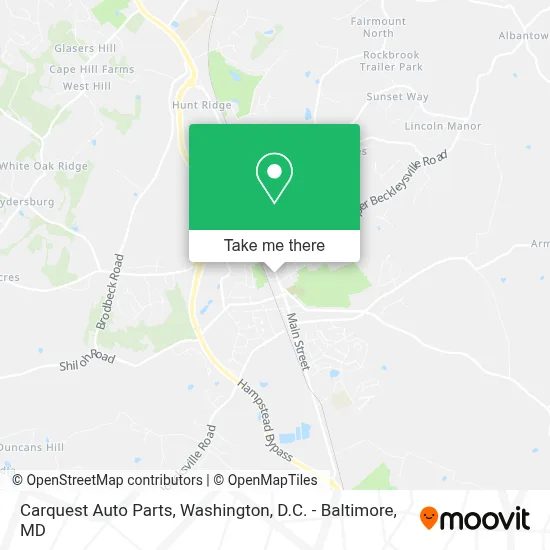 Carquest Auto Parts map