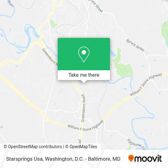 Starsprings Usa map
