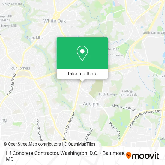 Hf Concrete Contractor map