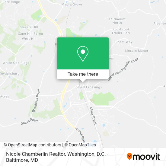 Nicole Chamberlin Realtor map