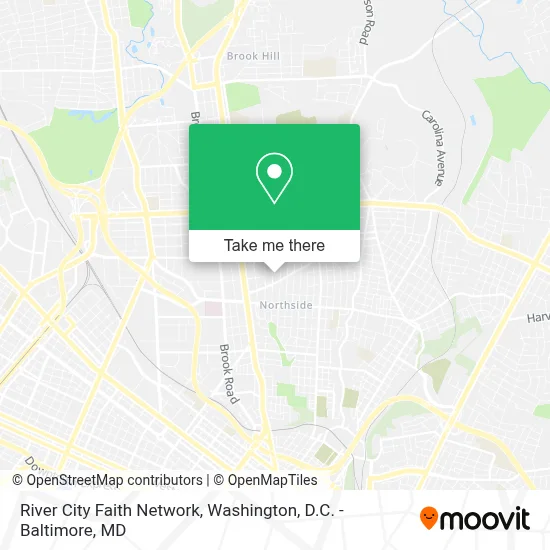 River City Faith Network map