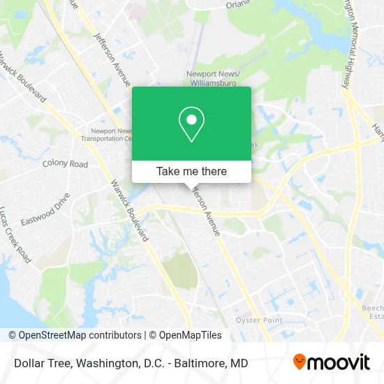 Dollar Tree map