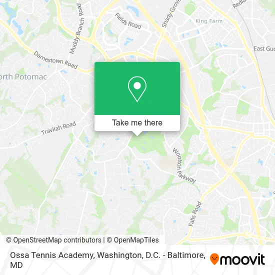 Ossa Tennis Academy map