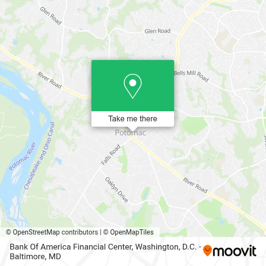 Bank Of America Financial Center map