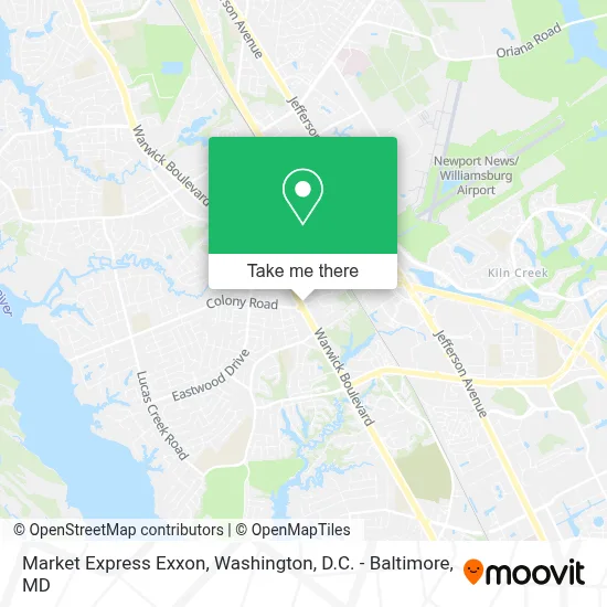 Market Express Exxon map