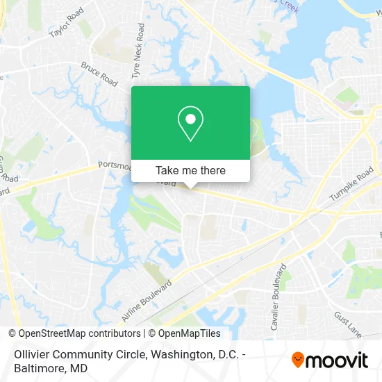 Ollivier Community Circle map