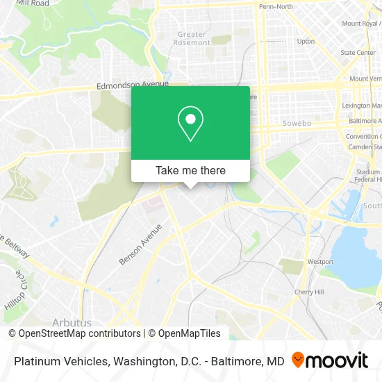 Platinum Vehicles map