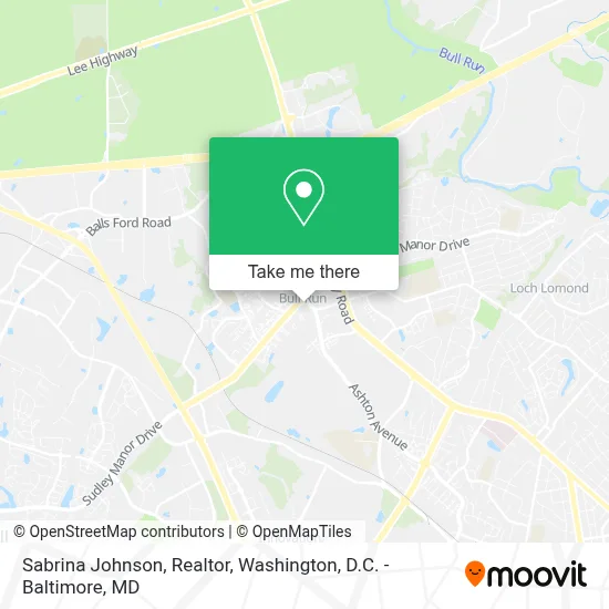 Sabrina Johnson, Realtor map