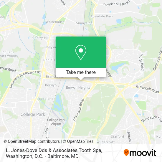 L. Jones-Dove Dds & Associates Tooth Spa map
