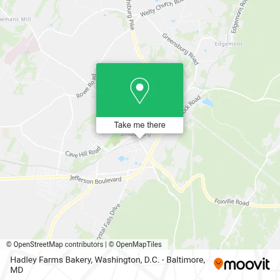 Hadley Farms Bakery map