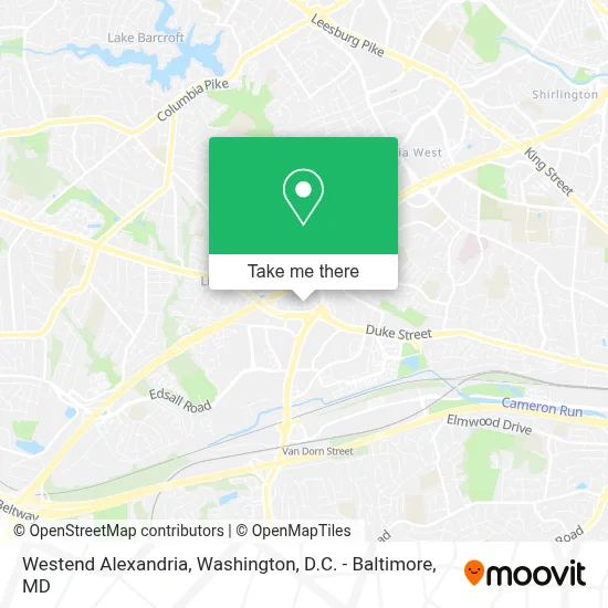 Westend Alexandria map