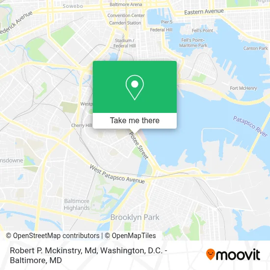 Robert P. Mckinstry, Md map