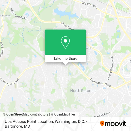 Ups Access Point Location map