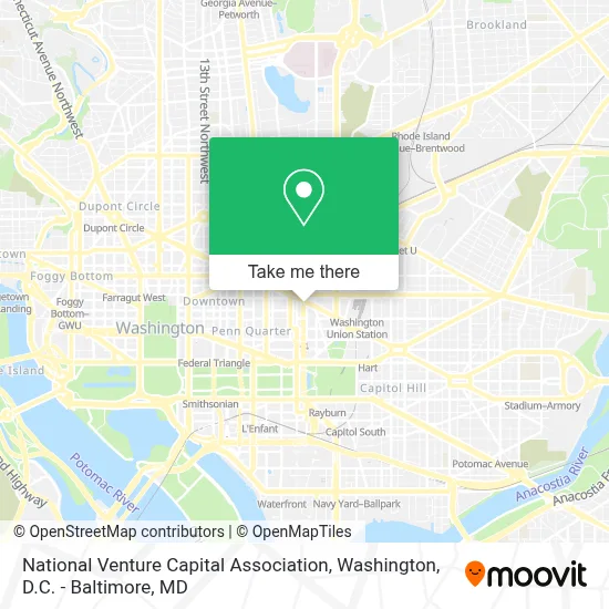 National Venture Capital Association map