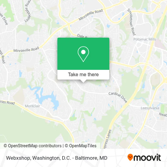 Webxshop map