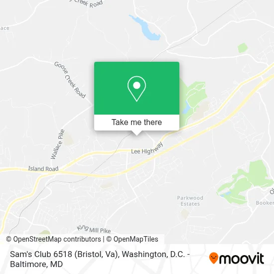 Sam's Club 6518 (Bristol, Va) map