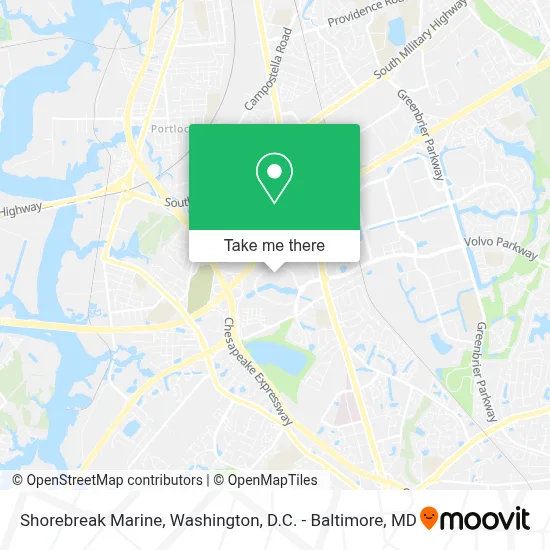 Shorebreak Marine map