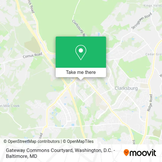 Gateway Commons Courtyard map