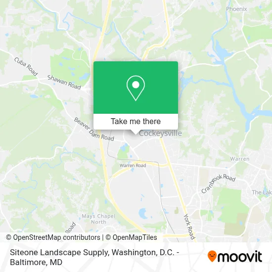 Siteone Landscape Supply map