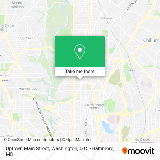 Uptown Main Street map