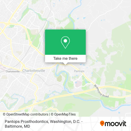 Pantops Prosthodontics map