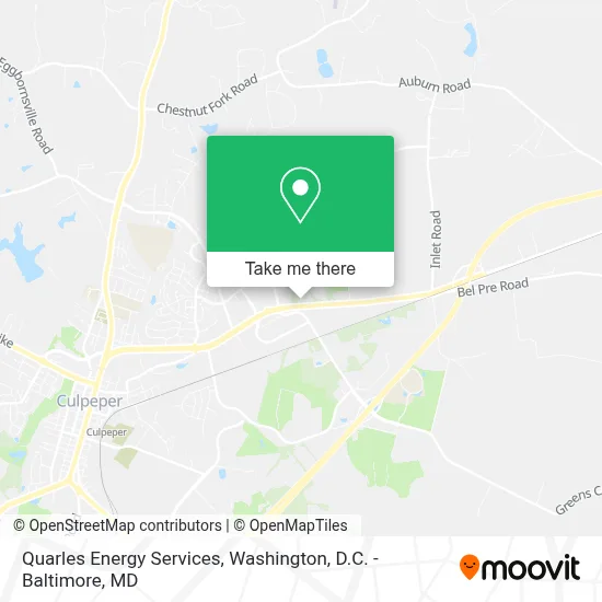 Quarles Energy Services map